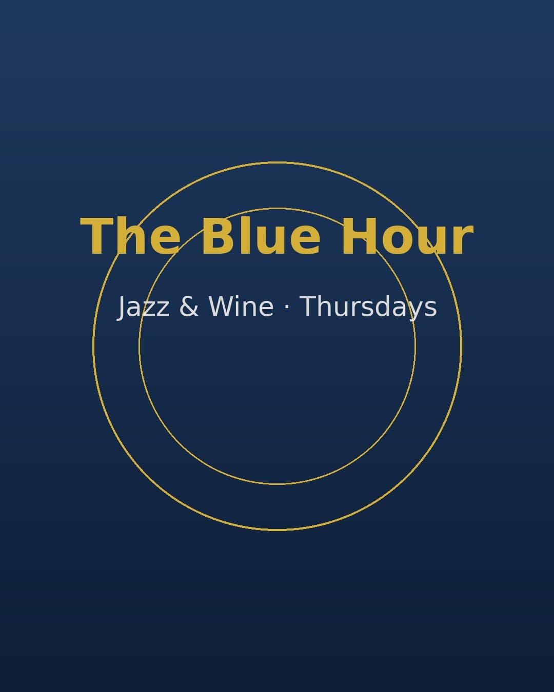 Blue Hour Jazz Night
